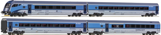 Set of 4 Railjet Cars<br /><a href='images/pictures/Roco/196401_c.jpg' target='_blank'>Full size image</a>